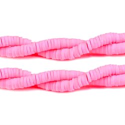 Heishi - Katsuki mini perler. Pink. 4.5 mm. 350 stk.